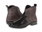 Naot Sirocco (black Madras Leather/gray Shimmer Leather/metallic Road Leather) Women's Boots