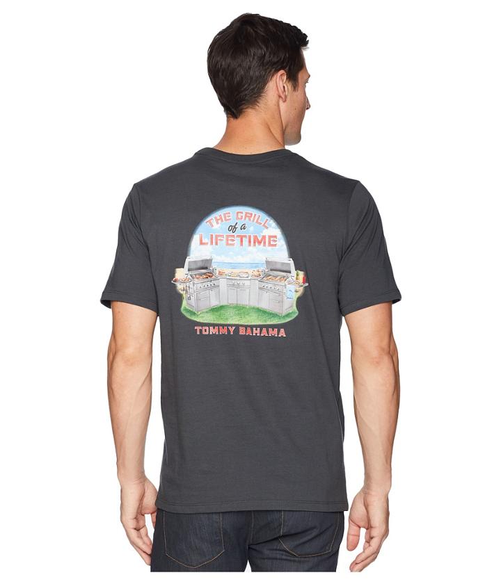 Tommy Bahama Grill Of A Lifetime Tee (coal) Men's T Shirt