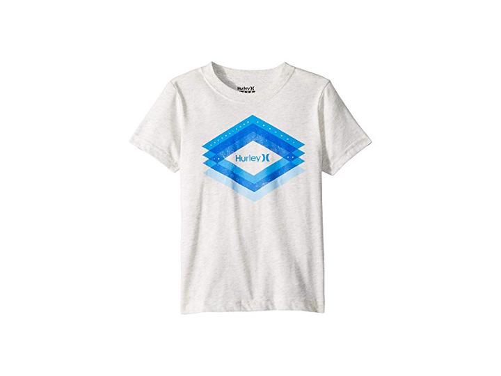 Hurley Kids Frail Tee (little Kids) (birch Heather) Boy's T Shirt