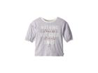 Lucky Brand Kids Aphra Tee (big Kids) (deep Grey Heather) Girl's T Shirt