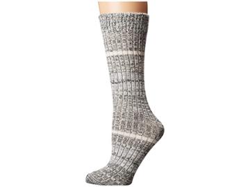 Wigwam Mingle (black) Women's Crew Cut Socks Shoes