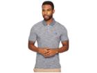 Original Penguin Short Sleeve Slub Stripe Polo (dark Sapphire) Men's Short Sleeve Pullover