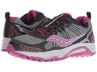 Saucony Excursion Tr10 (black/berry/coral) Women's Running Shoes