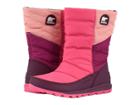 Sorel Kids Whitney Mid (toddler/little Kid/big Kid) (rosewater/ultra Pink) Girls Shoes