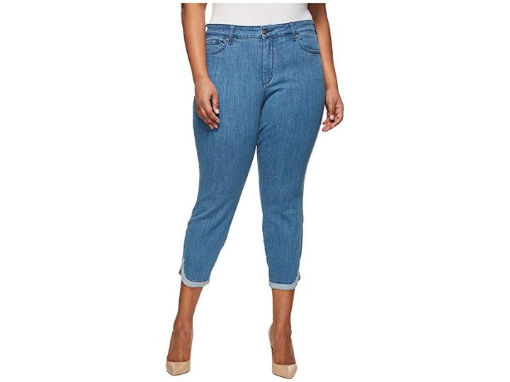 Nydj Plus Size Plus Size Ami Skinny Ankle W/ Dolphin Hem In Bliss (bliss) Women's Jeans