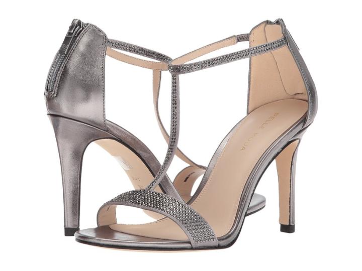Pelle Moda Patton 2 (pewter Satin/metallic Nappa) Women's Shoes