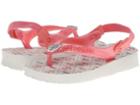 Havaianas Kids Chic (toddler) (white/coral) Girls Shoes