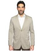 Perry Ellis Regular Fit Stretch Heather Twill Suit Jacket (natural Linen) Men's Coat