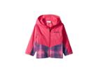 Columbia Kids Steens Mttm Overlay Hoodie (toddler) (cactus Pink Twill Plaid/cactus Pink) Kid's Sweatshirt