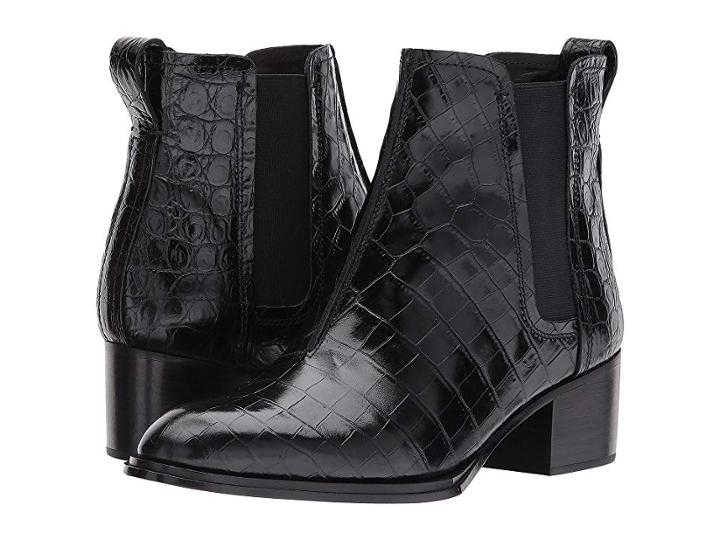 Rag & Bone Walker Ii Boot (black Crocco) Women's Boots