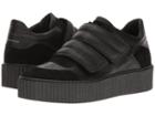 Mm6 Maison Margiela Two Band Platform Sneaker (black) Women's Shoes