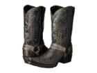 Stetson Outlaw Eagle Biker (distressed Black) Men's Boots
