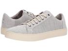 Toms Lenox (drizzle Grey Chambray Mix) Men's Lace Up Casual Shoes