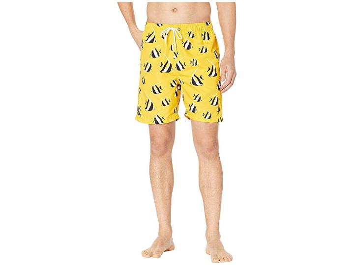 U.s. Polo Assn. Angelfish Swim Shorts (cap Yellow) Men's Swimwear