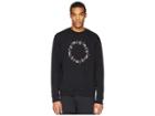 Mcq Circular Logo Sweatshirt (black) Men's Sweatshirt