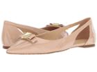 Michael Michael Kors Carlson Flat (light Blush Patent) Women's Flat Shoes