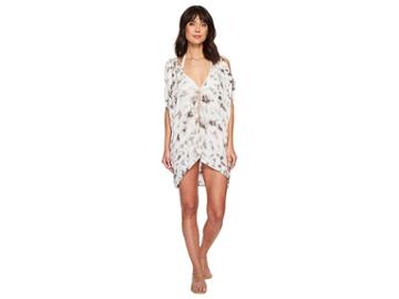 Green Dragon Crystal Forest Coronado Kaftan (charcoal) Women's Clothing