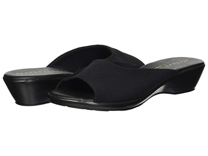 Athena Alexander Bambuca Sandal (black Elastic) Women's Sandals