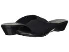 Athena Alexander Bambuca Sandal (black Elastic) Women's Sandals