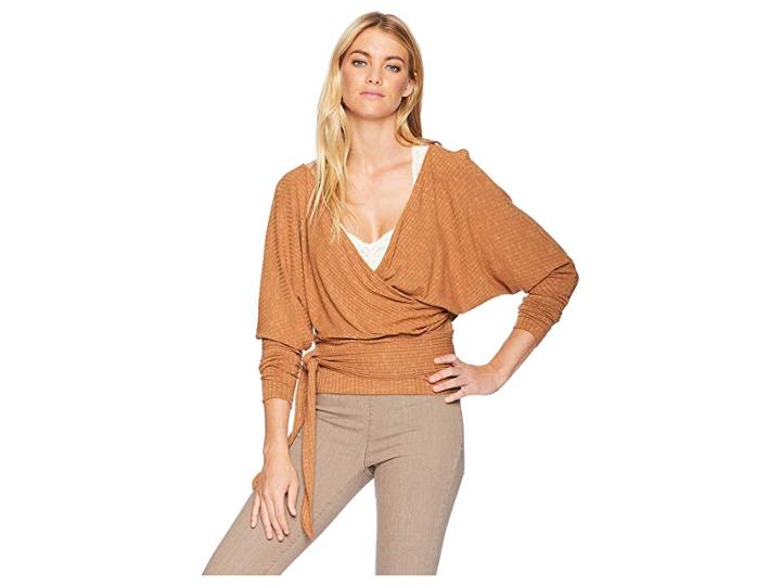 Free People East Coast Wrap (copper) Women's Clothing