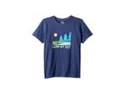 Life Is Good Kids Lake My Day Tee (little Kids/big Kids) (darkest Blue) Boy's T Shirt