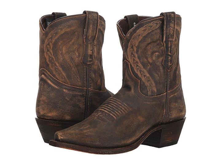 Dingo Annie (brown Leather) Cowboy Boots