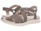 Dr. Scholl's Say It (malt Taupe Fabric) Women's Sandals