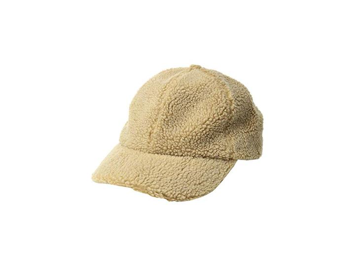 San Diego Hat Company Cth8142 Washed Faux Sherpa Ball Cap (beige) Caps