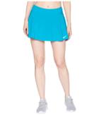 Nike Nike Court Flex Pure Tennis Skirt (neo Turquoise/white) Women's Skort