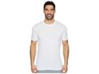 Nike Breathe Elite Short Sleeve Top (white/black) Men's Clothing