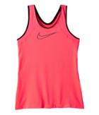 Nike Kids Pro Tank (little Kids/big Kids) (racer Pink/racer Pink/black) Girl's Sleeveless