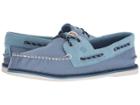 Sperry A/o 2-eye Nautical Canvas (blue) Men's Shoes
