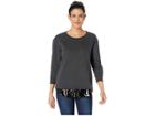 Ariat Dazzle Pullover (heather Charcoal) Women's Long Sleeve Pullover