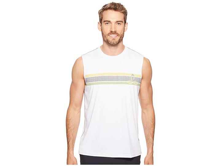 Prana Calder Sleeveless (white) Men's Sleeveless