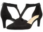 Clarks Calla Lily (black Suede) High Heels