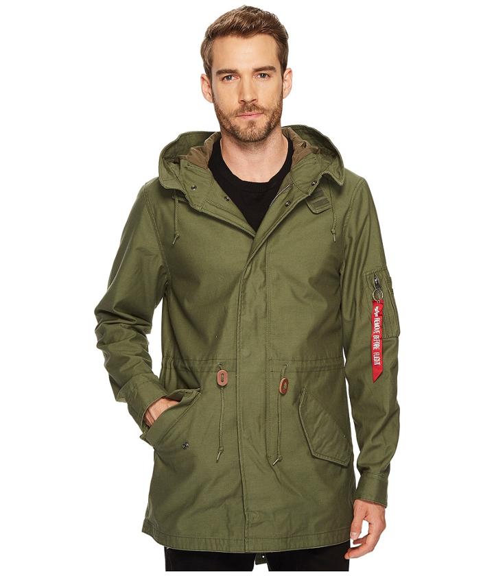 Alpha Industries M-59 Fishtail Coat (olive) Men's Coat