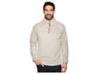True Grit Frosty Cord Pile 1/4 Zip Pullover (oatmeal) Men's Clothing
