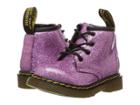 Dr. Martens Kid's Collection 1460 Patent Glitter Infant Brooklee Boot (toddler) (dark Pink Coated Glitter) Girls Shoes