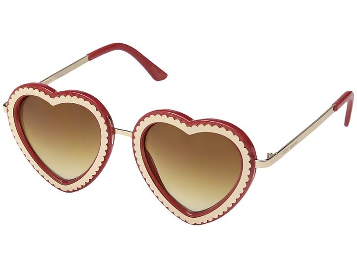 Betsey Johnson Bj485232 (red) Fashion Sunglasses
