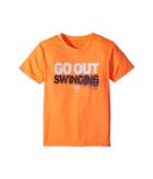 Under Armour Kids Go Out Swinging Short Sleeve Tee (little Kids/big Kids) (magma Orange) Boy's T Shirt