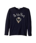 Dolce & Gabbana Kids Be The King T-shirt (big Kids) (blue) Boy's T Shirt