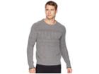 Obermeyer Textured Crew Neck Sweater (zinc Grey) Men's Sweater