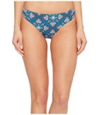 Laundry By Shelli Segal Butterfly Twin Bikini Bottom (deep Teal) Women's Swimwear