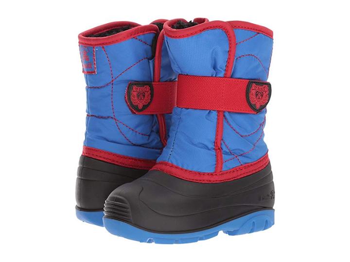 Kamik Kids Snowbug 3 (toddler) (blue/red) Boys Shoes