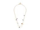 Shashi Olivia Multi Row Necklace (gold/vermeil/multicolored Tassels) Necklace