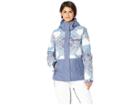 Roxy Jetty Block 10k Jacket (powder Blue Animal Geo) Women's Coat