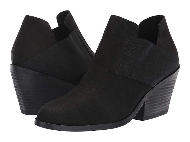Eileen Fisher Even (black Nubuck) Women's Pull-on Boots