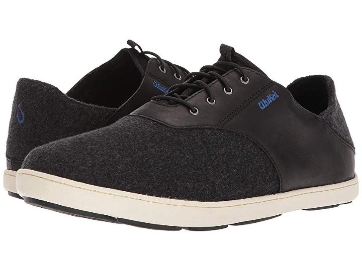 Olukai Nohea Moku Hulu (black/dark Shadow) Men's Lace Up Casual Shoes