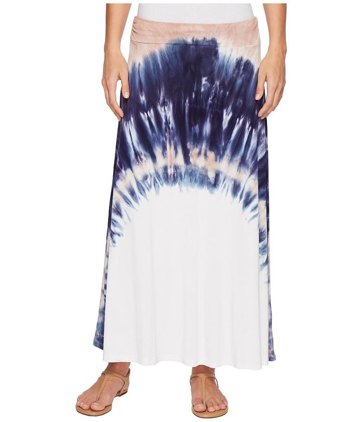 Tribal Soft Jersey Printed Maxi Skirt In Camelia (camelia) Women's Skirt