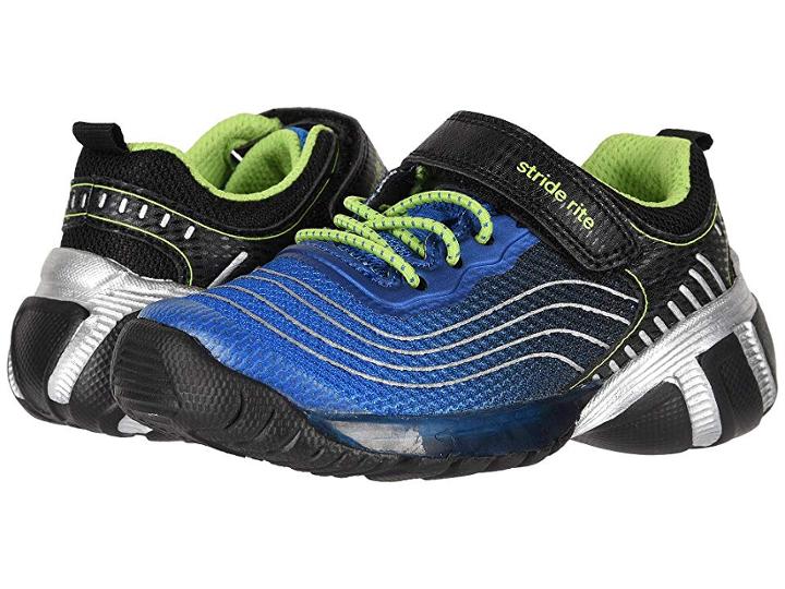 Stride Rite Sr-lights Kadin (little Kid) (black) Boys Shoes